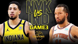 New York Knicks Vs Indiana Pacers Game 3 Full Highlights 2024 Ecsf Freedawkins