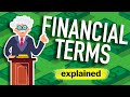 Financial terms explained as simply as possible