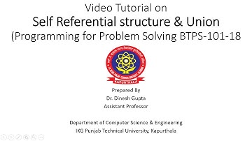 Self Referential Structure and Union in C