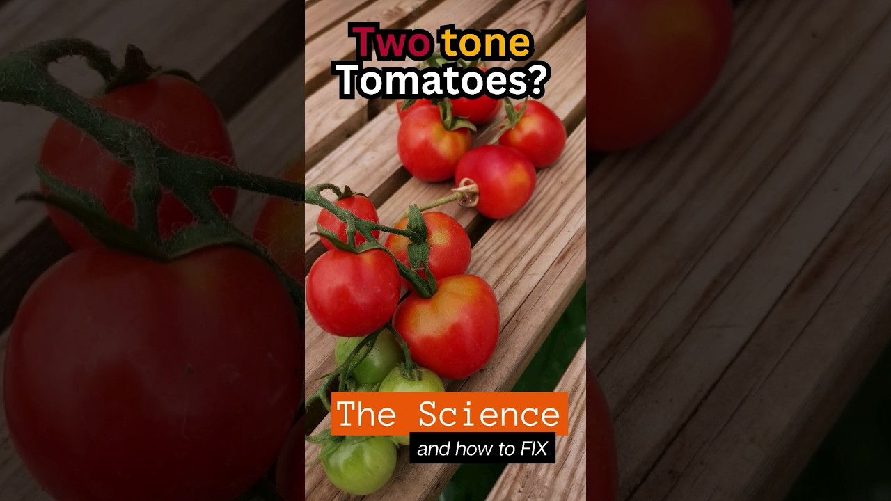 TOMATO Uneven ripening TWO-TONE Tomatoes - Green or Yellow Shoulder