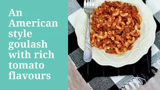 Slow Cooker Beef Goulash American Style