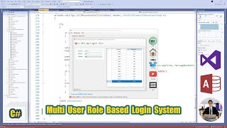 C# and MS Access (Preview) Multi User Role Based Login System