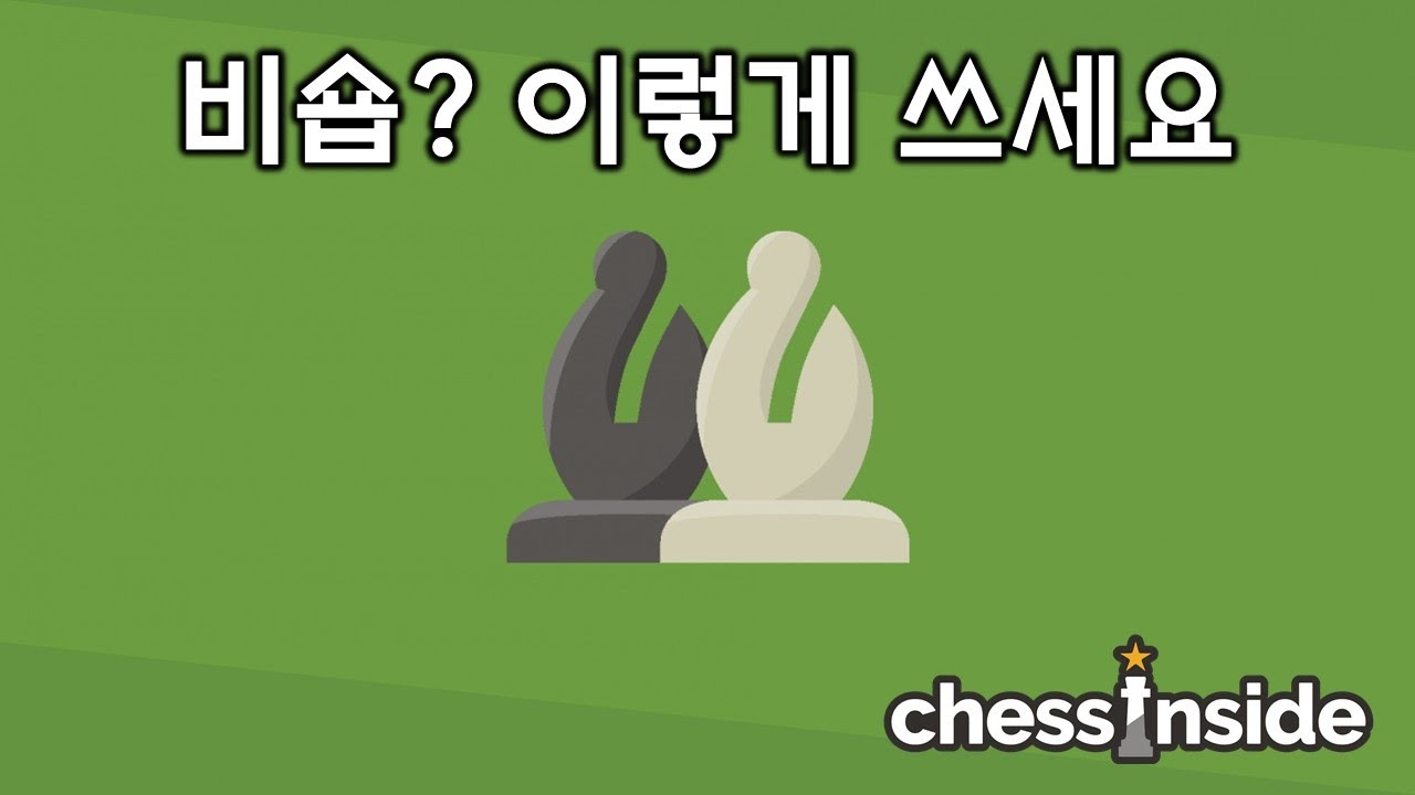 체스에서 비숍, 이렇게 쓰시면 됩니다! 체스의 정석 - 기초편 강의#2