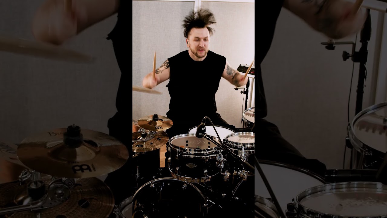 Navene Koperweis- Entheos “All For Nothing” #shorts #meinlcymbals #drums #entheos #drummer #meinl