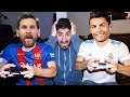 RONALDO PLAYS FIFA 18 WITH MESSI | Footy Friends