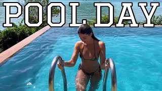 HOT POOL DAY SWIM || VICTORIA XAVIER