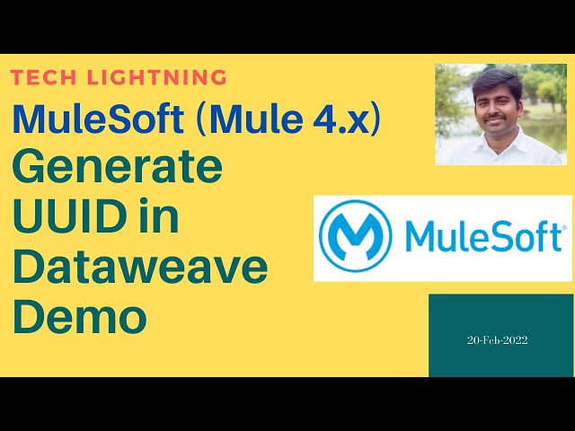 Mulesoft | How to generate UUID in Dataweave Demo | Dataweave