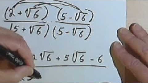 Rationalizing the Denominator - Part 2