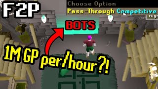 BEST F2P MONEY MAKING METHODS 2021 (1M per hour?!)  OSRS Guide