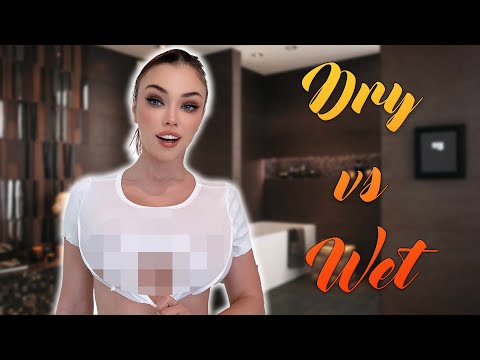 Transparent Wet vs Dry 4K Try On Haul with Octokuro