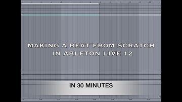 music producer tutorial: making a beat from scratch in ableton live 12 | Chill Music