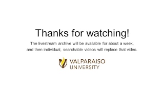 Valpo Civil Engineering 2018 Senior Design Presentations