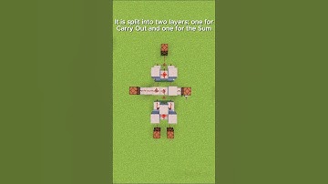 Redstone explained - The ripple adder - Short #24