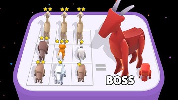 ANIMAL WARFARE 🦁🔥 Unlocked All Wild Armies | Merge Battle Gameplay