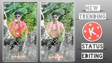 How To Make Trending Photo Frame Lyrical WhatsApp Status Video Editing In Kinemaster Kaise Banaye St