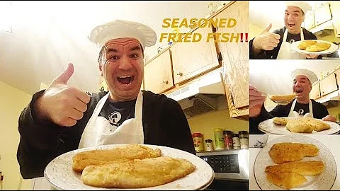How To Make Seasoned Fried Fish!! | Eddie Cantu