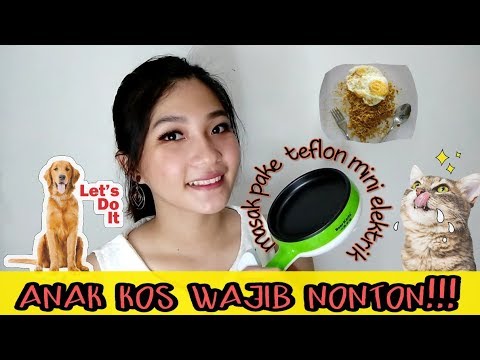 REVIEW TEFLON  LISTRIK MULTI FUNGSI  MASAK MIE DAN TELUR 