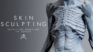 How to Sculpt SKIN DETAILS in ZBRUSH