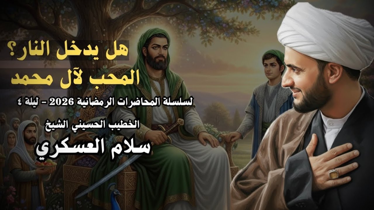 المحب لآل محمد هل يدخل النار ؟  - الشيخ سلام العسكري  | الليلة 4 من شهر رمضان 1447هــ | جامع الهدى 