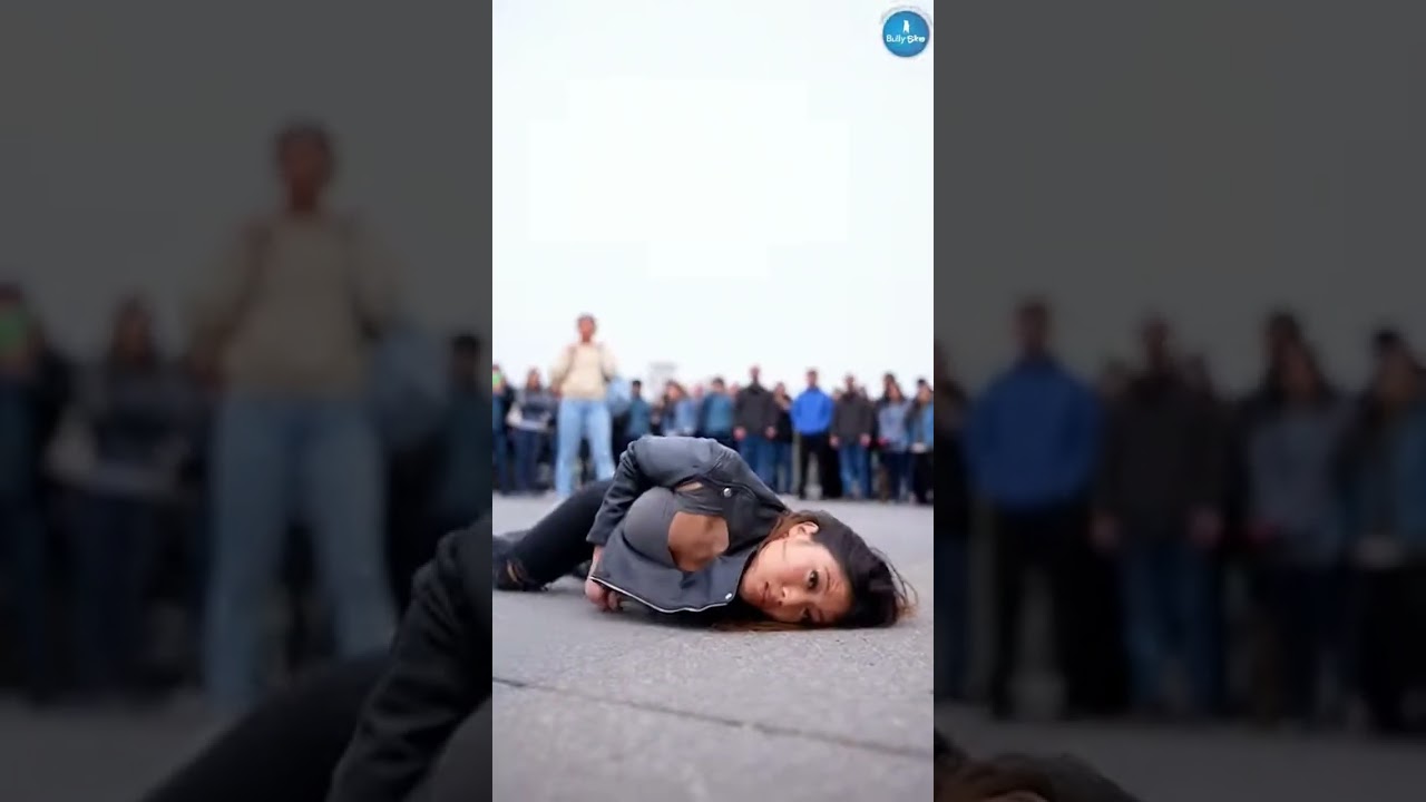 Bullied girl defends herself with epic kick 