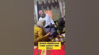 unique tradition of the bride and groom running fast to the bathroom ‼️‼️ #unique #tradition #wed...