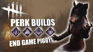 END GAME PIGGY! | Dead By Daylight THE PIG PERK BUILDS