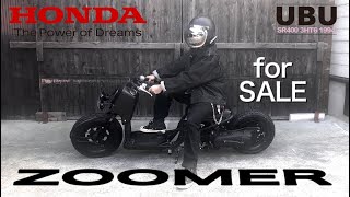 【  for SALE 】ZOOMER ローダウン ロンスイ キャブ車 友達のバイク 早いもの勝ち！欲しい方は概要欄から↓↓↓ドローン映像あり♩ 原付 50cc