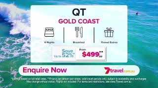 4 nights at QT Gold Coast from $499 per person