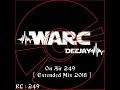 Warcdj  on air 249  extended mix  13 enero 2018 