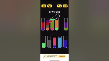 Water Sort Puzzle level 1380