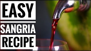 Easy Sangria Recipe- How to make Sangria at home - Chef Jon Ashton