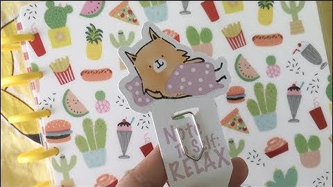 How to make paper planner clips with silhouette studio / portrait / cameo / DIY