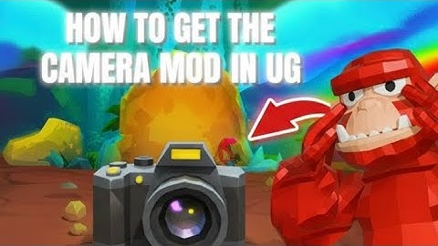How to Get the CAMERA MOD in UG | Full Guide