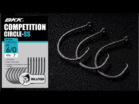 BKK Ultimate Light Wire Tournament Bait Fishing Hook COMPETITION CIRCLE-SS  