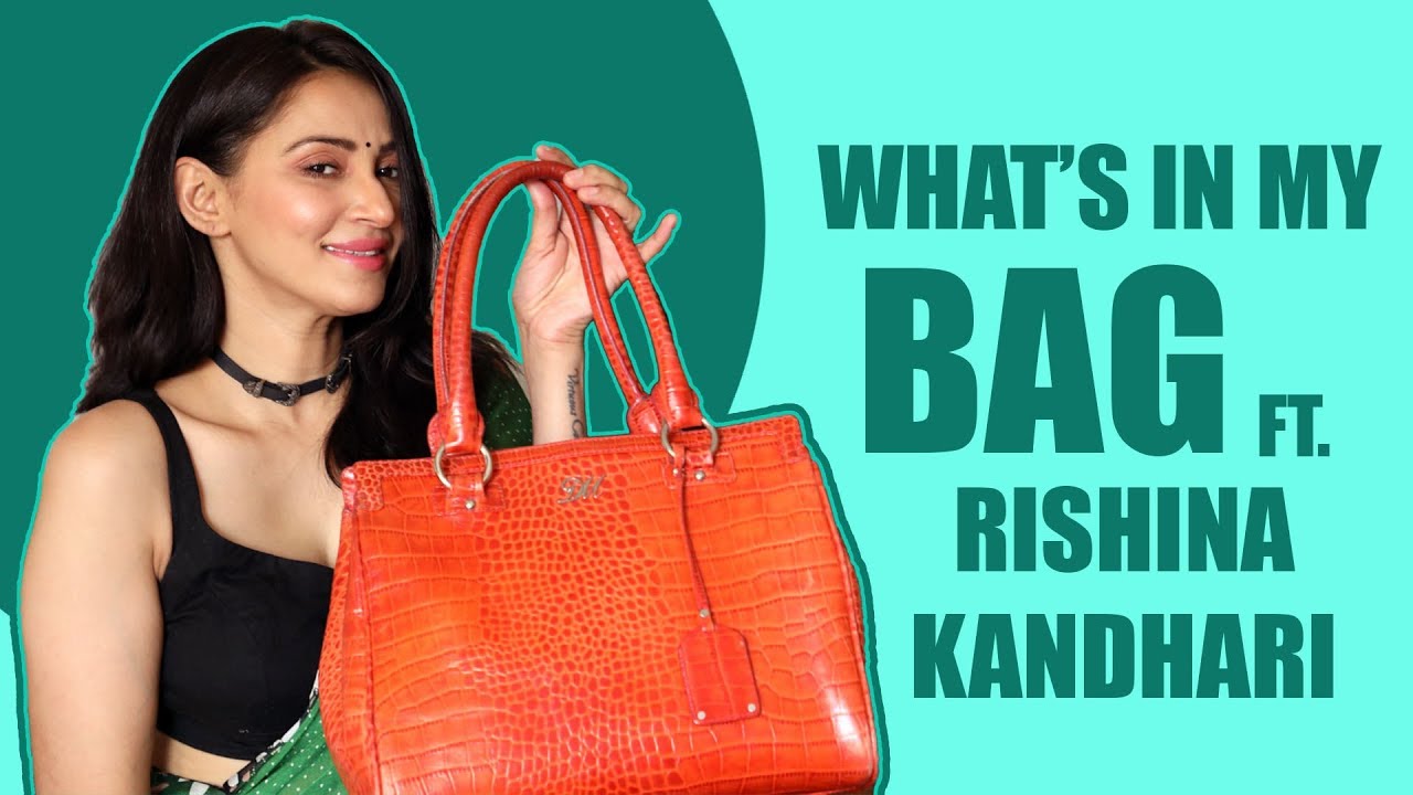 What's in my bag Ft Rishina Kandhari |Exclusive|