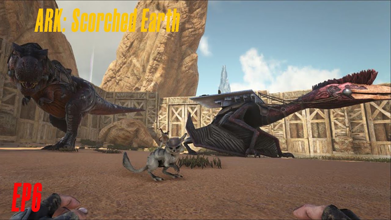 Ark Scorched Earth Visite De La Map Arene Nid De Wyvern Ep6 Youtube