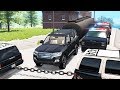 Beamng Drive - Police Chase Machine Gun vs Bandits #7