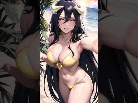 🖤 Albedo 🖤 #albedo #albedooverlord #overlord #anime #waifu #stablediffusion #otaku #shorts #waifuhug