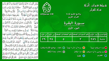 الصفحة ( 5 ) /  الجزء الأول / سورة البقرة