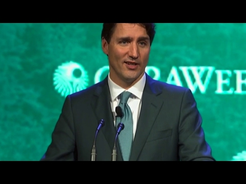 Justin Trudeau: no country would leave 173bn barrels of oil in the ground – archive video - Justin Trudeau: no country would leave 173bn barrels of oil in the ground – archive video