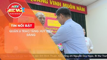 QUẬN 6 TRAO TẶNG HUY HIỆU ĐẢNG CHO 14 ĐẢNG VIÊN ĐỢT 03/02