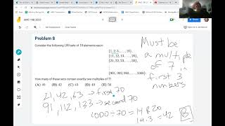 Details AMC 10B 2022 #8- Find and extend the pattern Guide