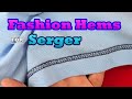 Uncommon Yet Creative Knit Hems For Serger And Coverstitch Uncommon Yet Creative Knit Hems For Serger And Coverstitch
