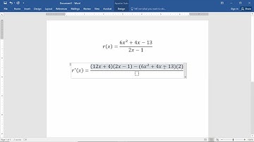 Calculus 1. Section 2.4e Product and Quotient Rules