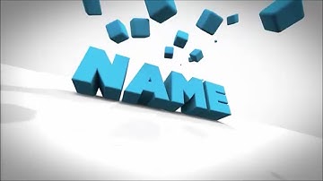 FREE Clean 3D TEXT Blender Intro Template #626 + Tutorial