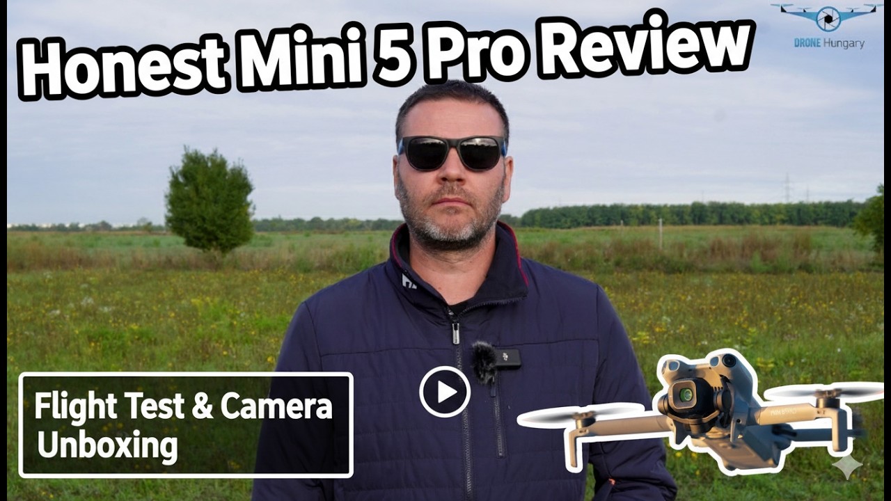 DJI Mini 5 Pro első repülés - Drone Hungary - Drón teszt - YouTube
