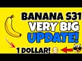 banana s31 coin new update banana s31 coin news today banana s31 coin future price prediction #banan