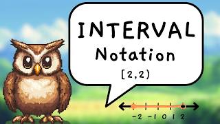 Interval NOTATION for Real Number Line 🦉 Arcade ALGEBRA