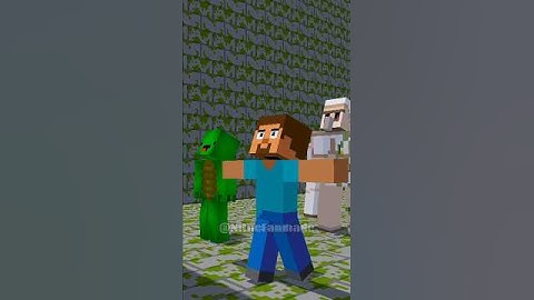 Steve And Mikey & JJ Running Away From Laser Trap ( Hindi ) #shorts #minecraft #animation #trending