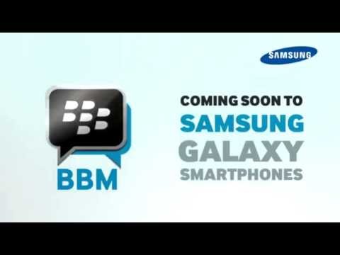 BBM for Samsung Galaxy Smartphones [FAKE ADVERTISEMENT?]